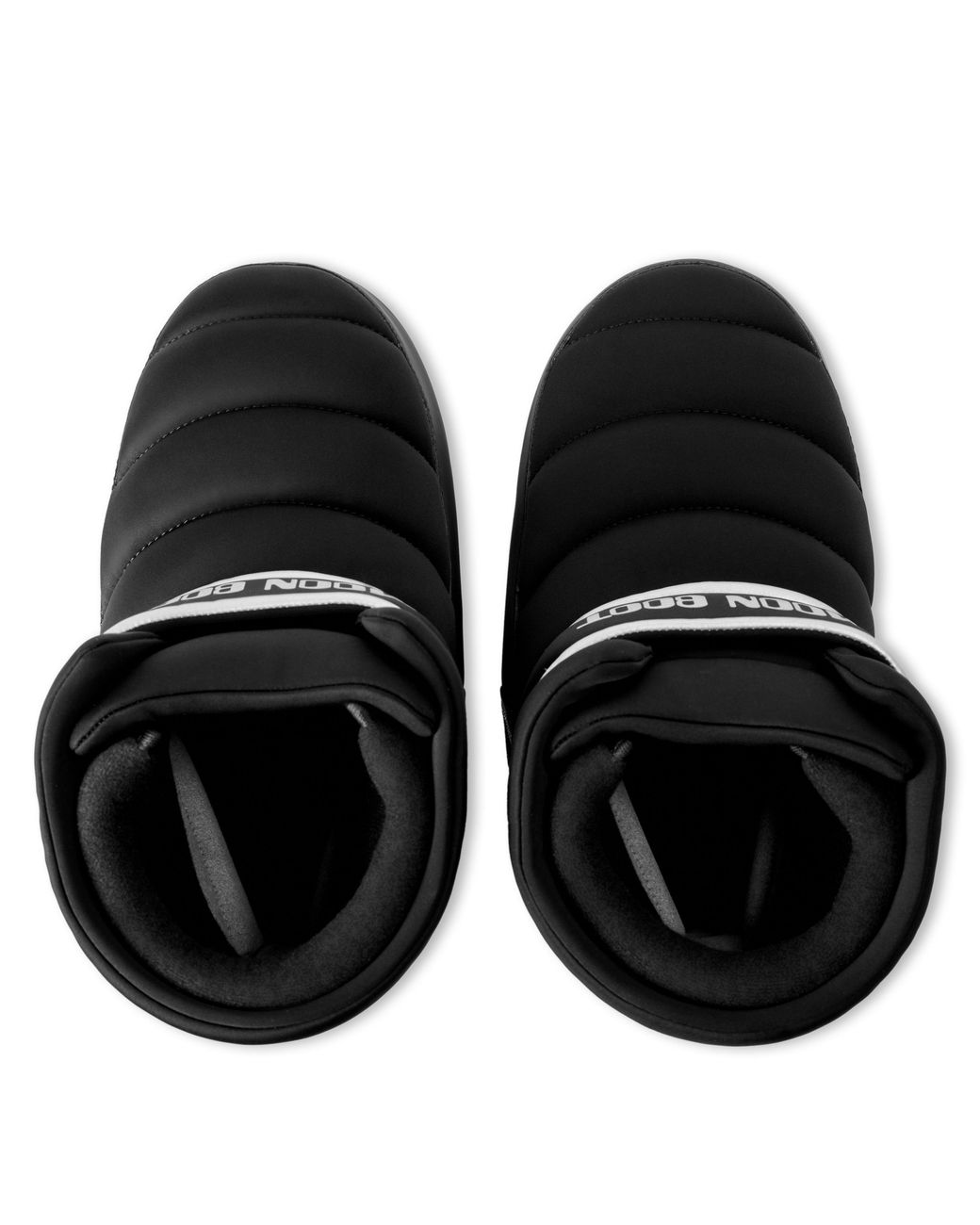 Moon Boot Black Tall Drawstring Snow Boot for men
