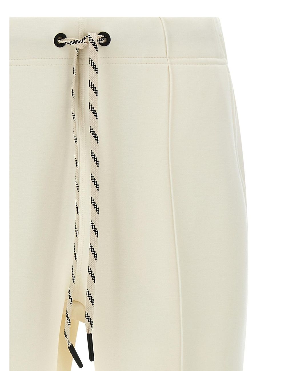 Moncler White Grenoble Logo Track Trousers