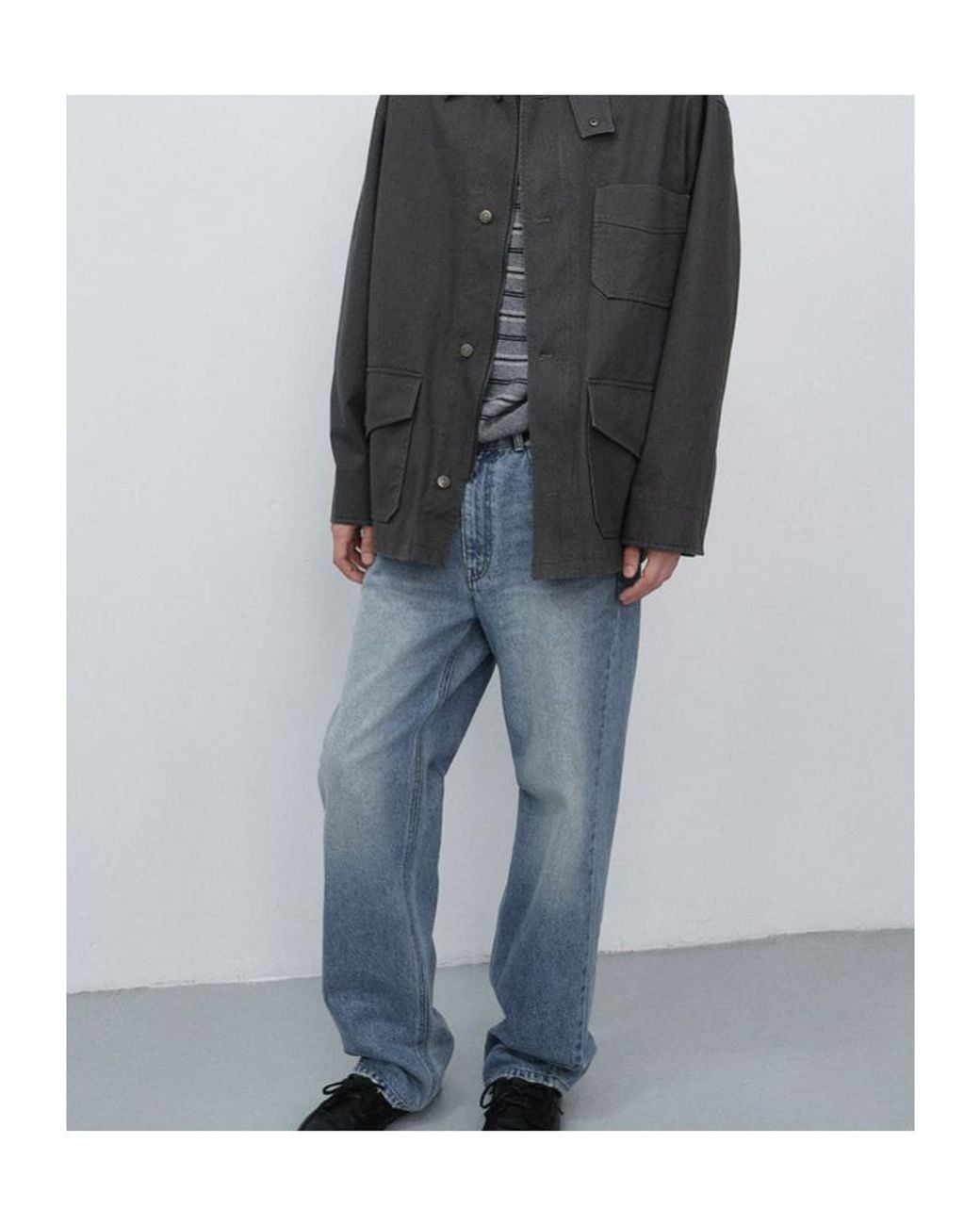 DUNST Blue Belt-Loop Jeans for men