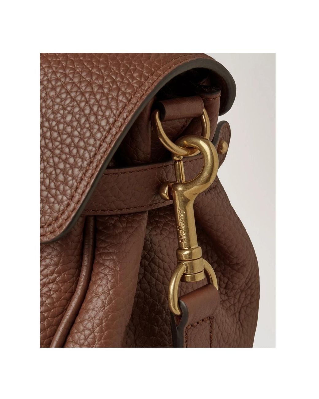 Mulberry Brown Alexa Twist-Lock Crossbody Bag