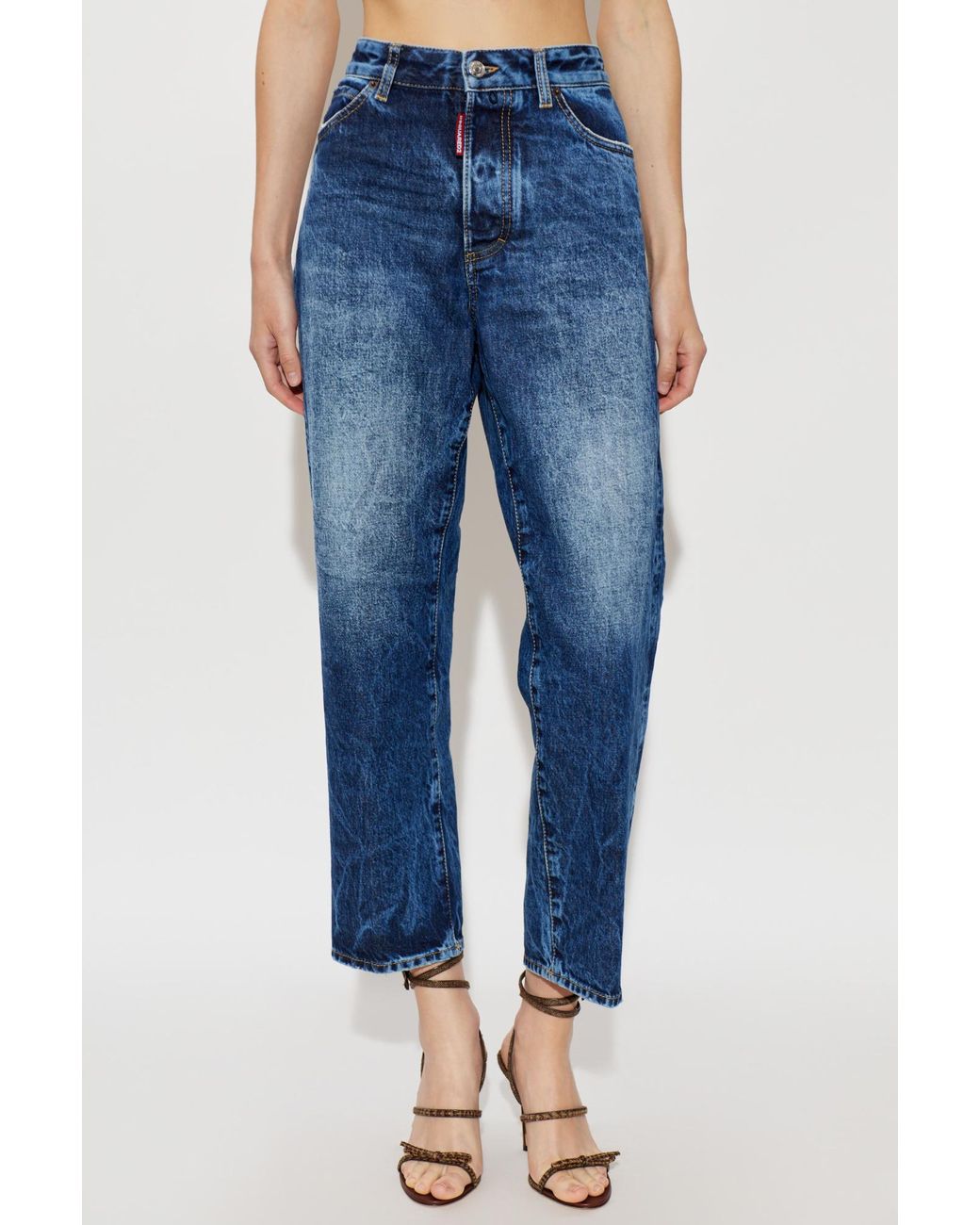 DSquared² Blue Boston Straight-Leg Jeans
