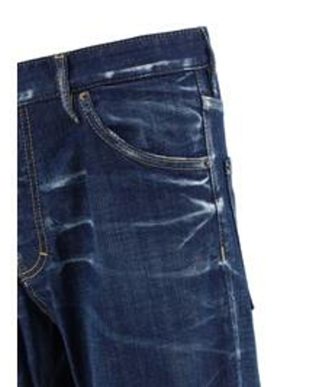 DSquared² Blue Dark Clean Washed Cool Guy Jeans for men