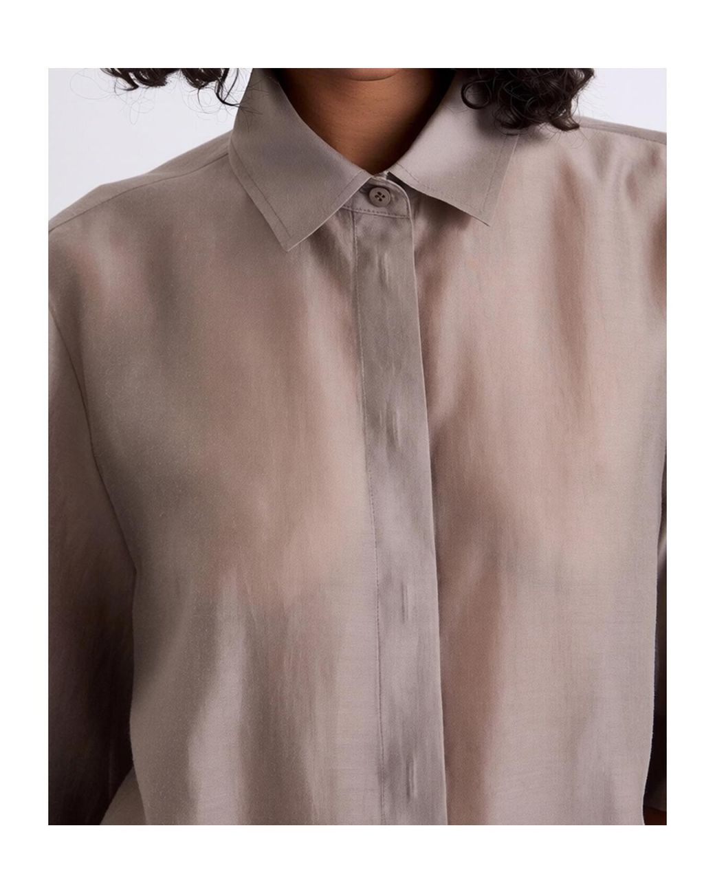 Marella Brown Collared Shirt