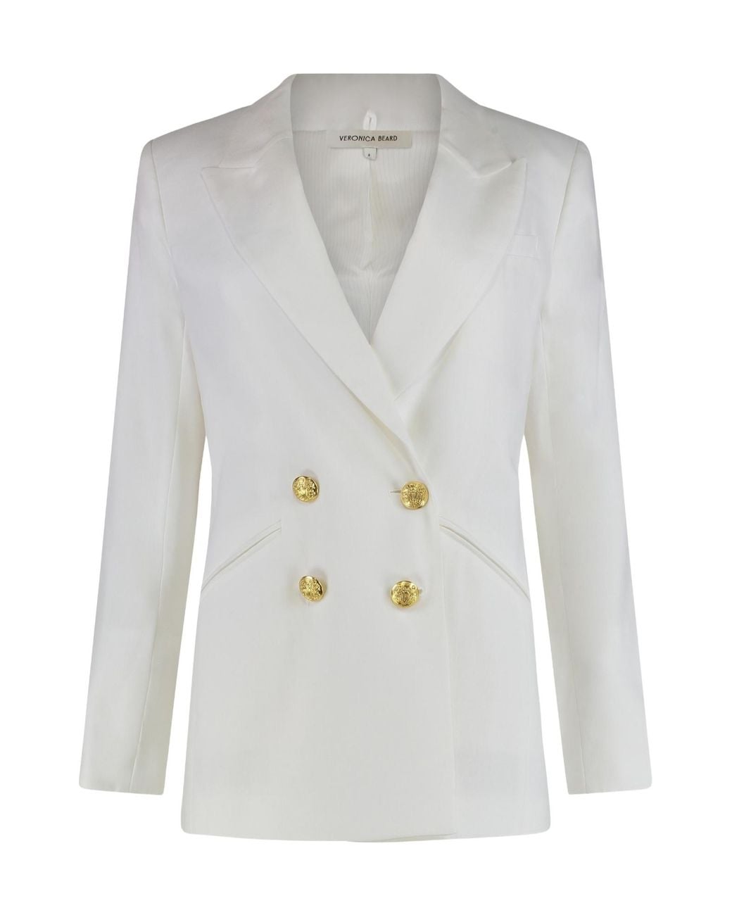 Veronica Beard White Dale Dickey Jacket