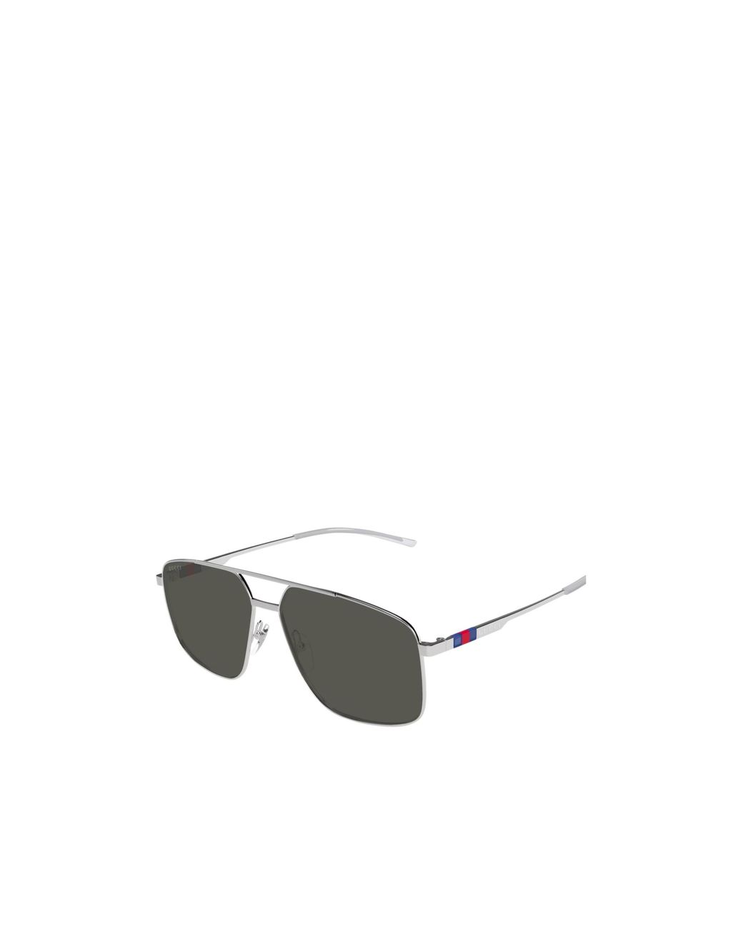 Gucci White Aviator Sunglasses for men