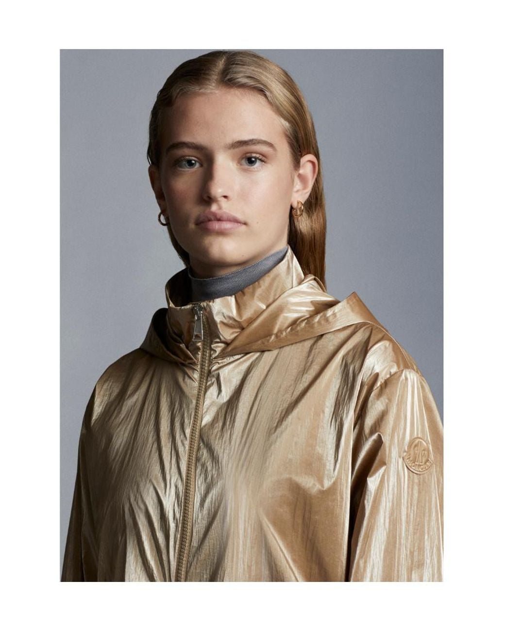 Moncler Natural Louvois Hooded Jacket