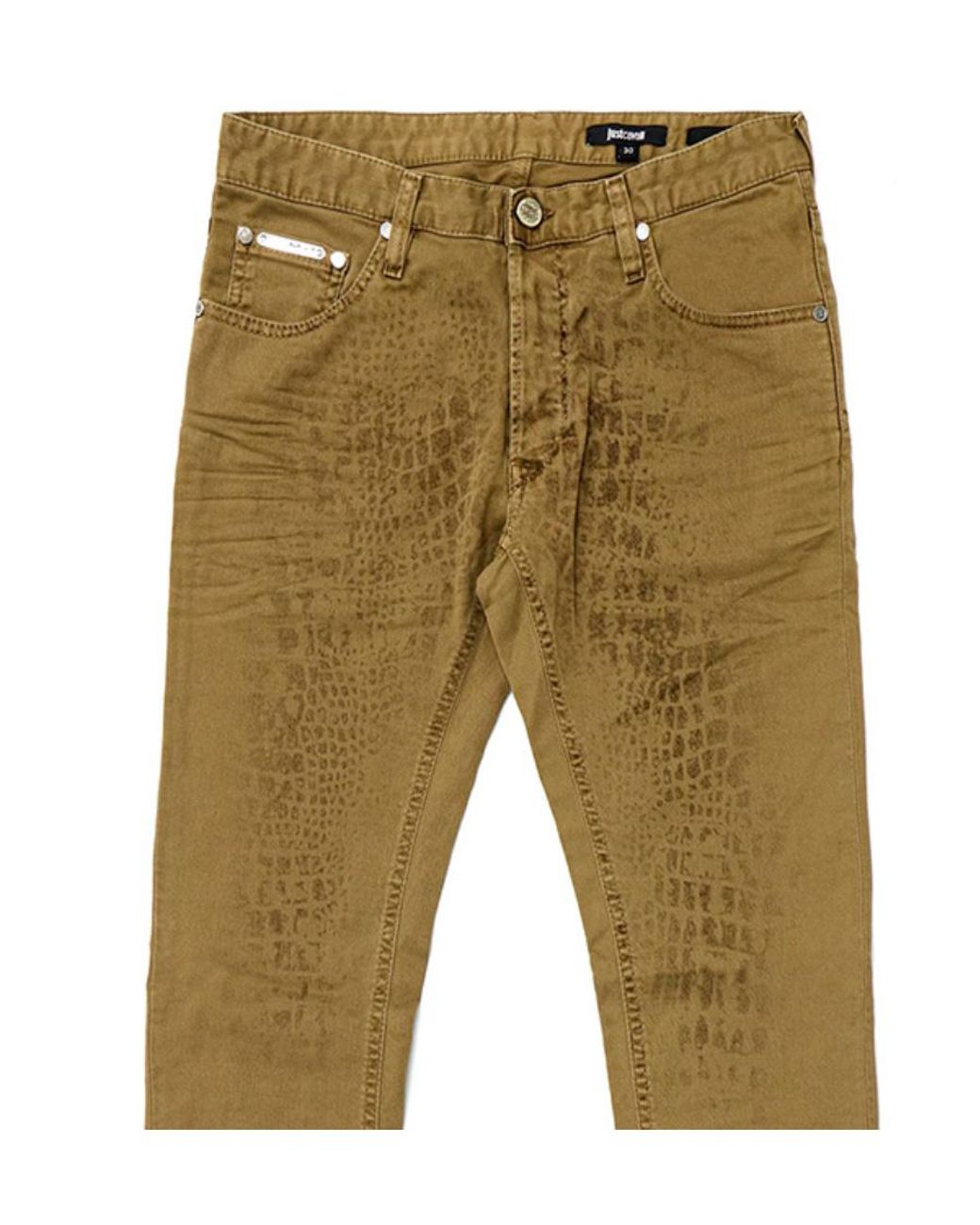 Just Cavalli Green Straight Jeans for men