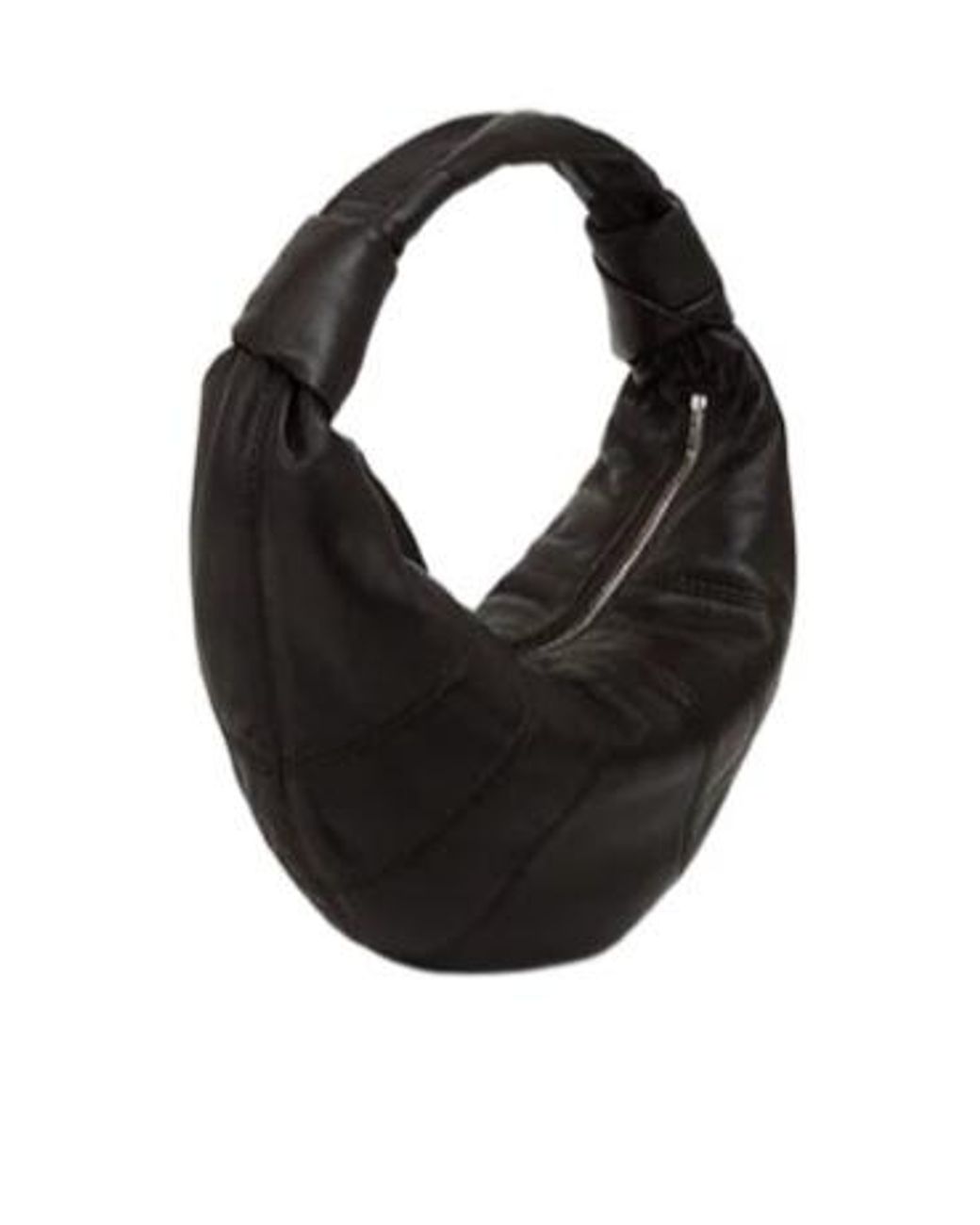 Lemaire Black Fortune Croissant Mini Top Handle Bag
