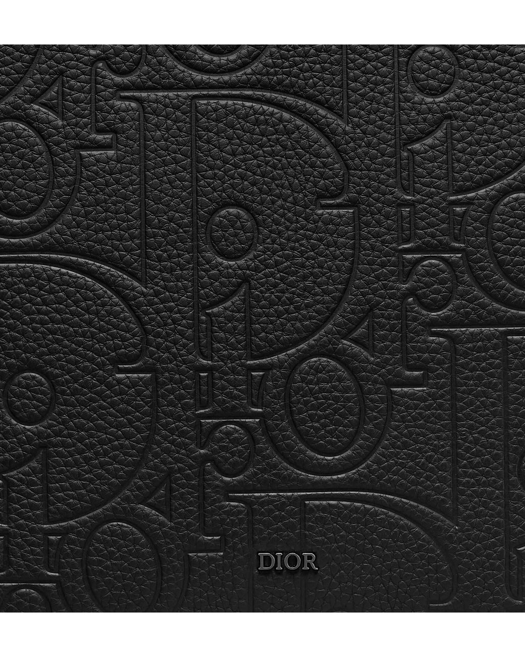 Dior Black A5 Triangle Pouch for men