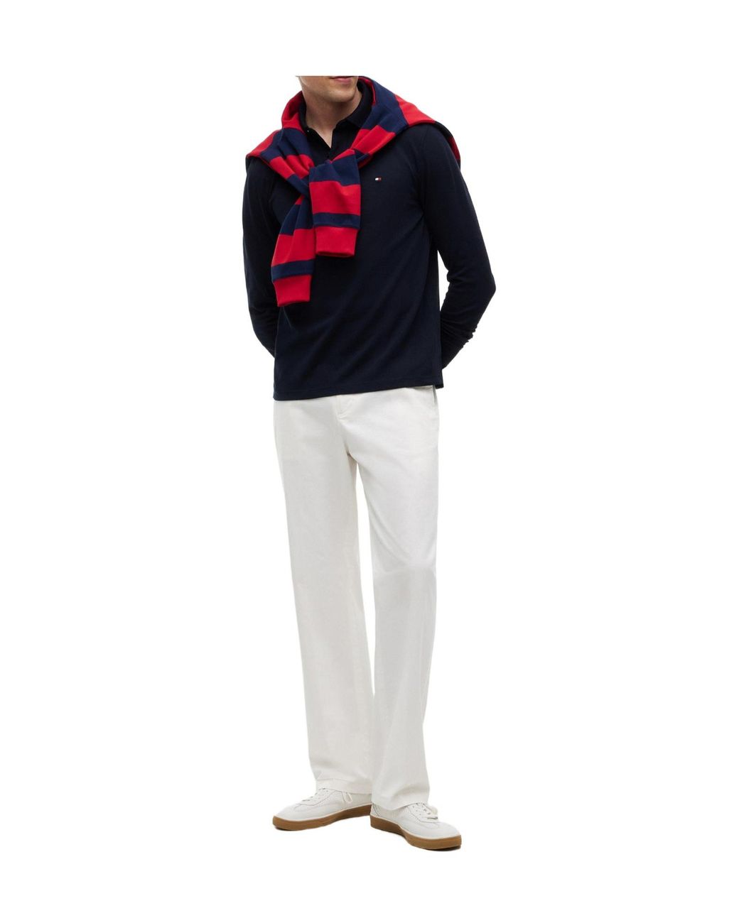 Tommy Hilfiger Blue Long Sleeve Polo Shirt for men