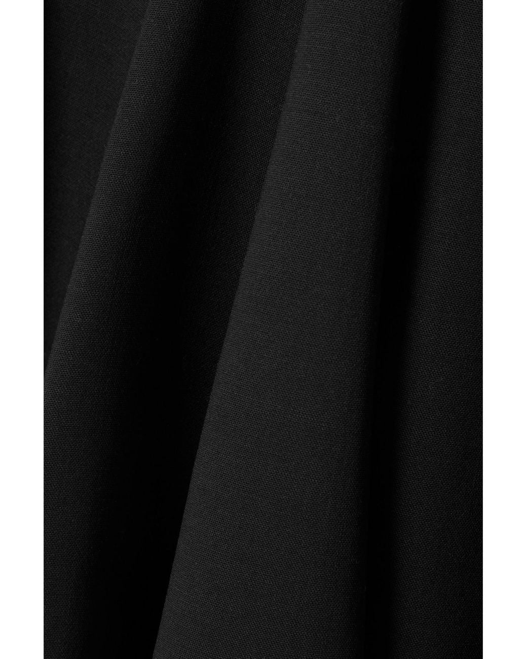 Akris Black Paneled Wool-Blend Mini Dress