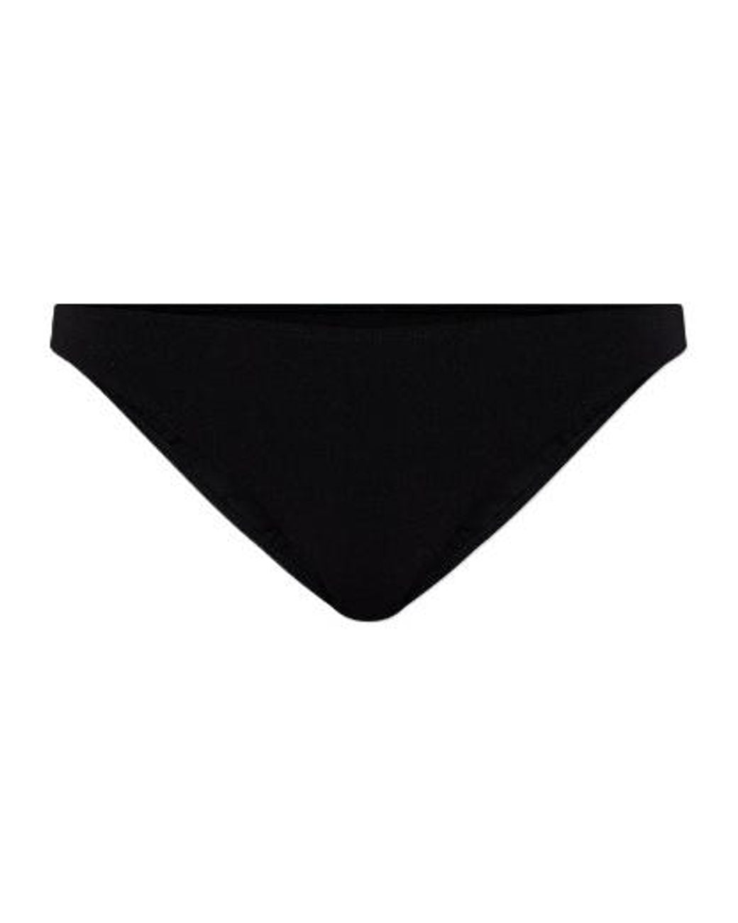 Isabel Marant Black Solid Color Swim Trunks