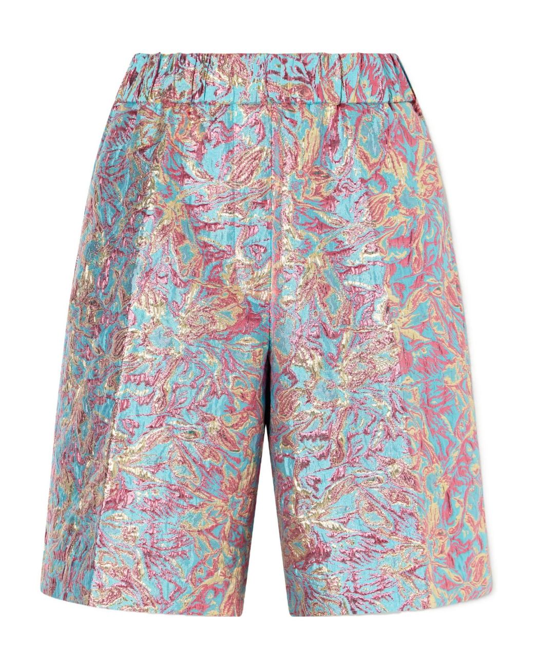 Dries Van Noten Blue Printed Shorts