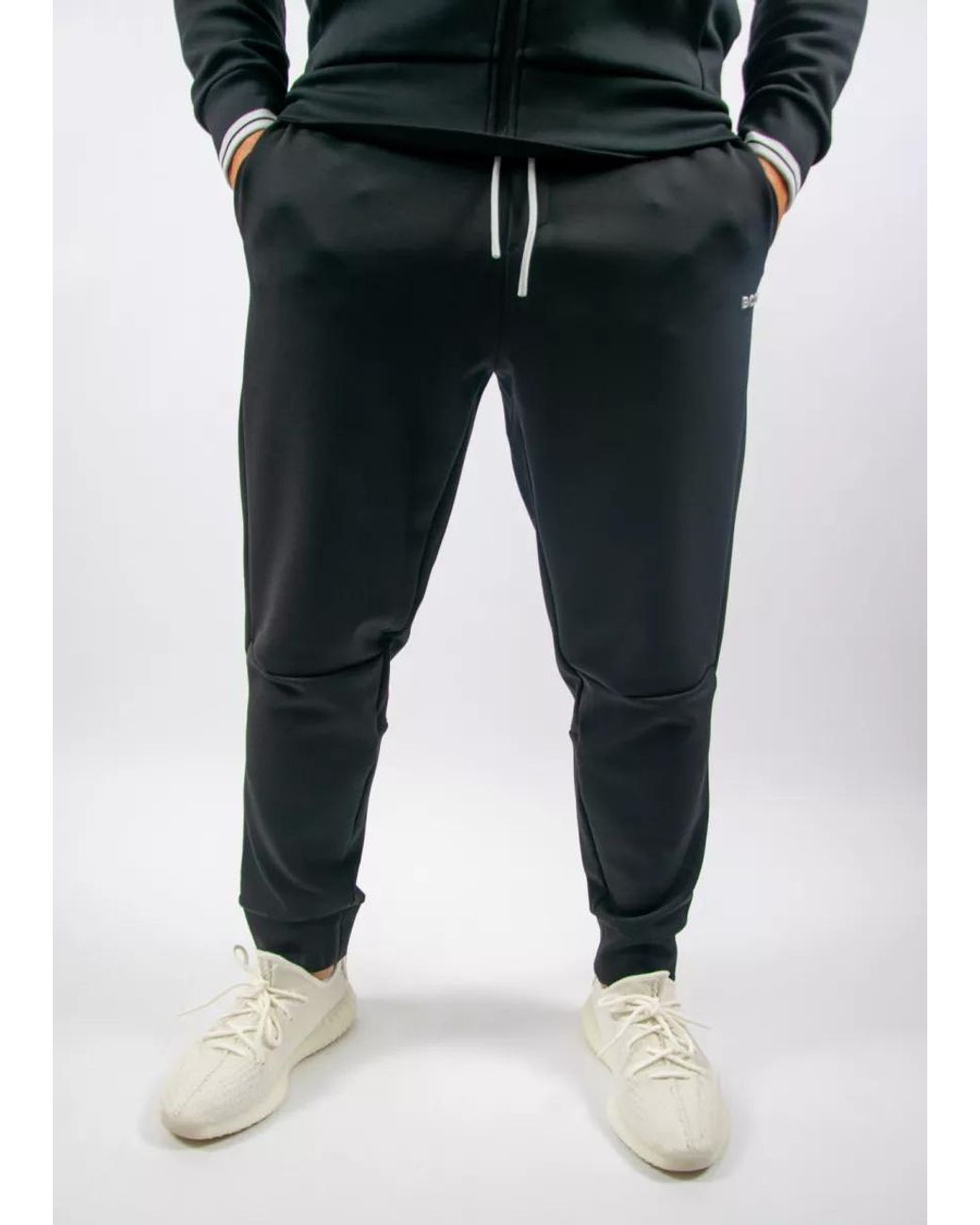 Boss Black Boss Drawstring Tapered Joggers for men