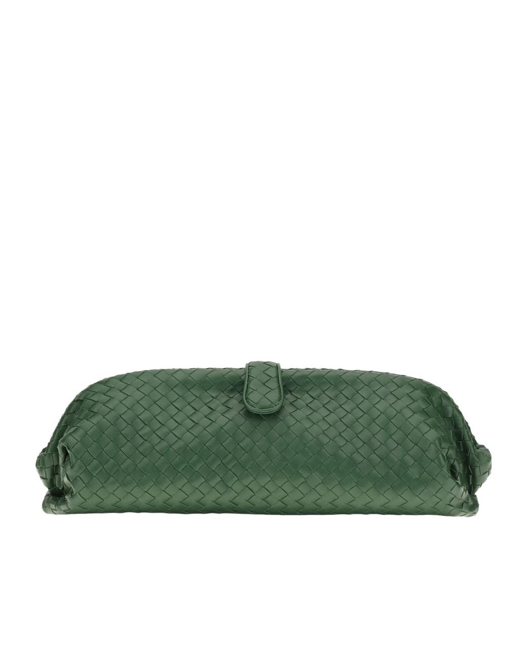 Bottega Veneta Green Woven Shoulder Bag