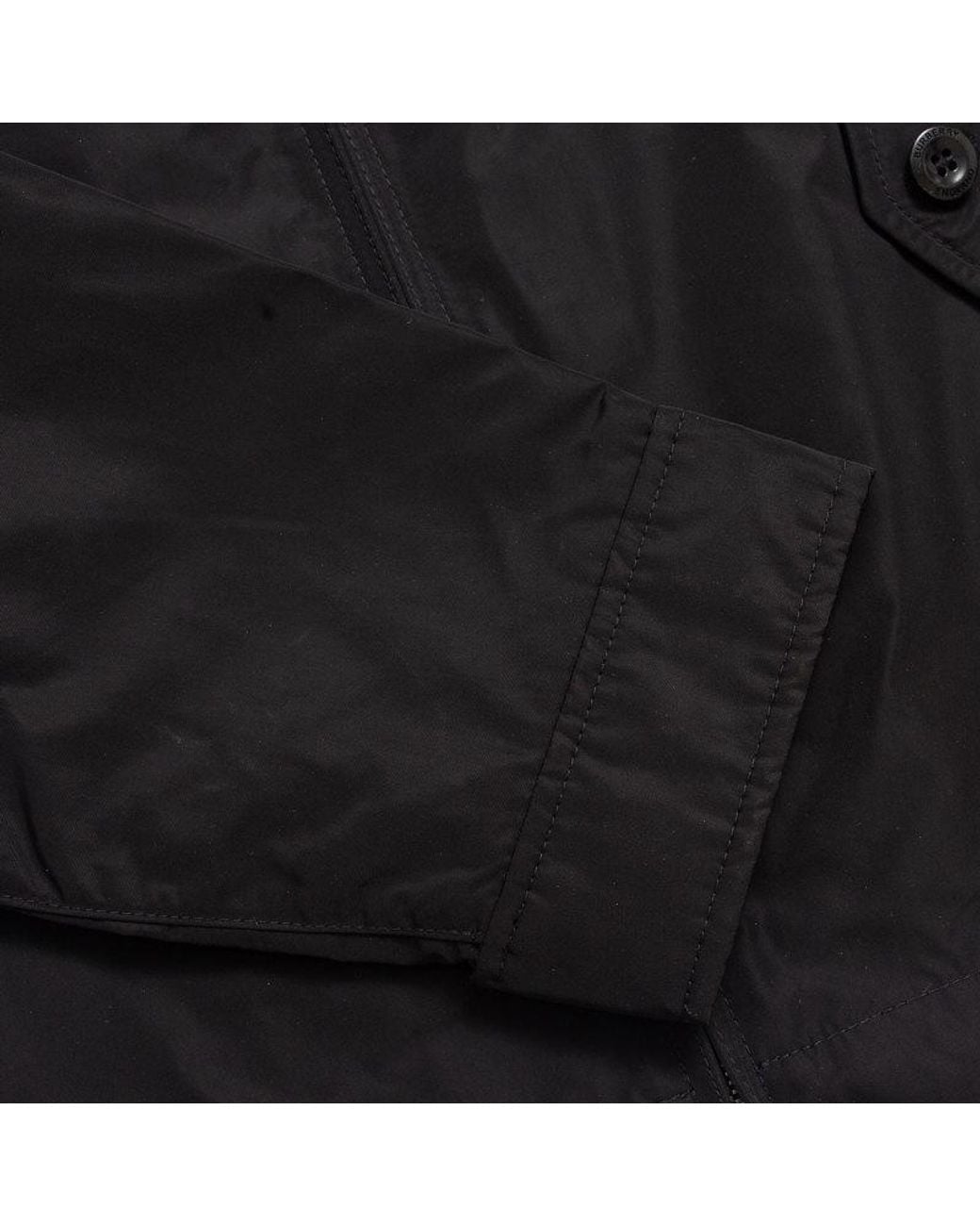 Burberry Black Letter Graphic Appliqué Harrington Jacket for men