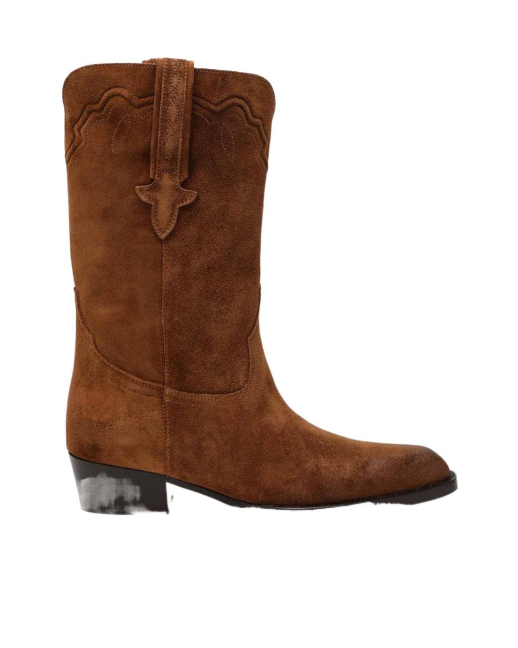 Paris Texas Brown Slip On Ankle Boots