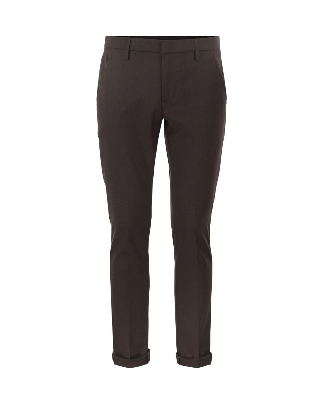 Dondup Gray Gaubert Slim-Fit Pants for men