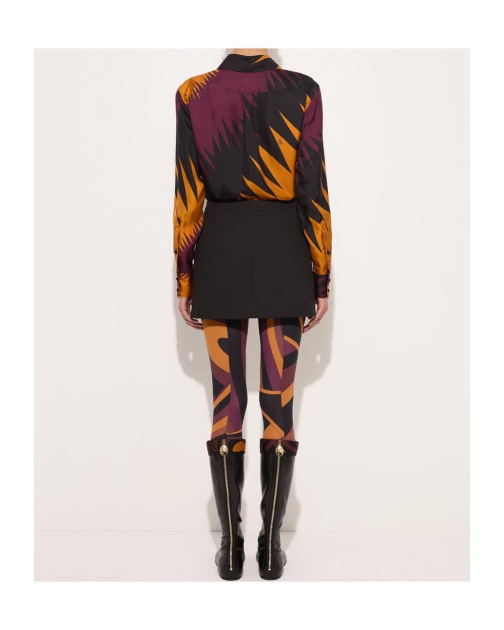 Emilio Pucci Black Tecno Poudre Skirt