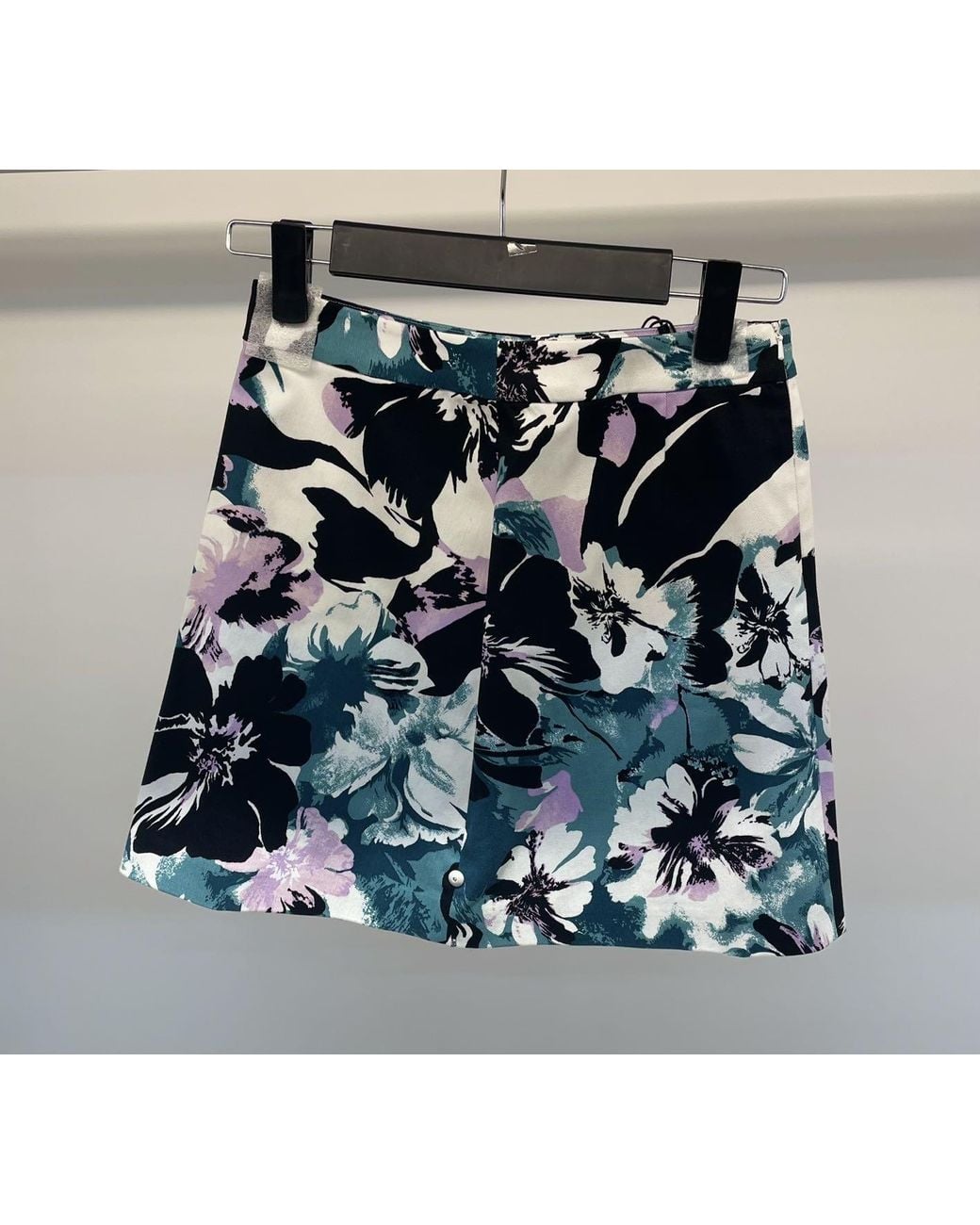 Max Mara Multicolor Pattern Skirt