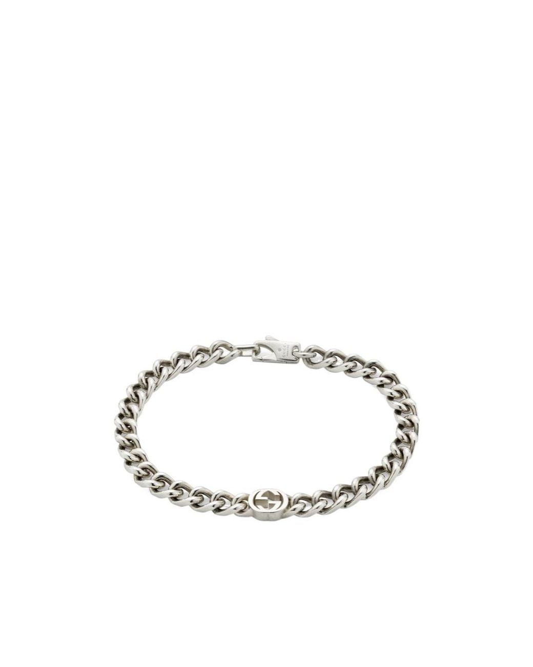 Gucci Metallic Interlocking Bracelet for men