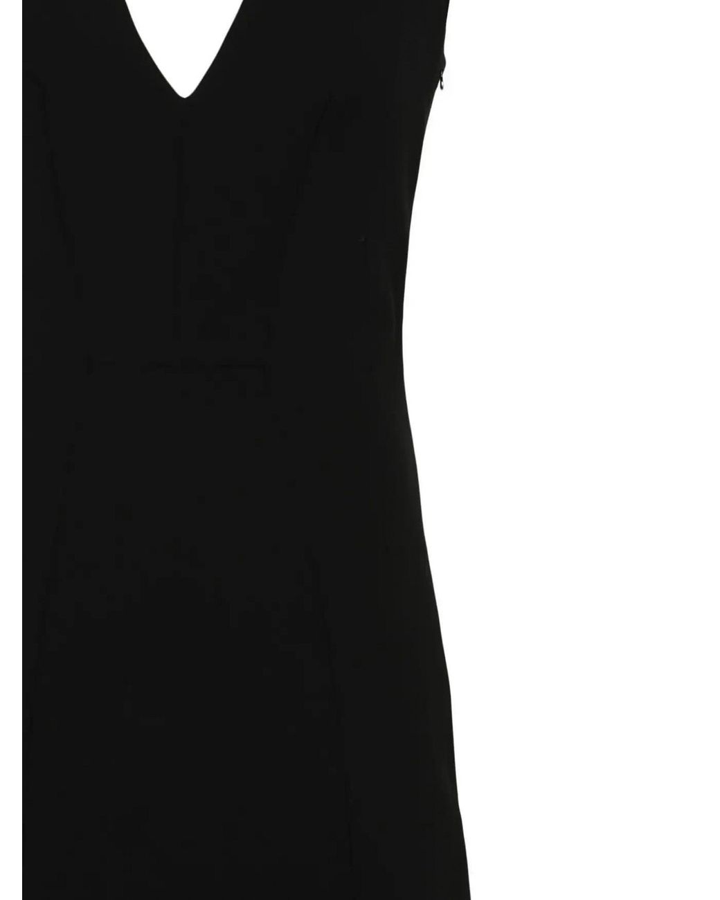 Givenchy Black V-Neck Mini Dress