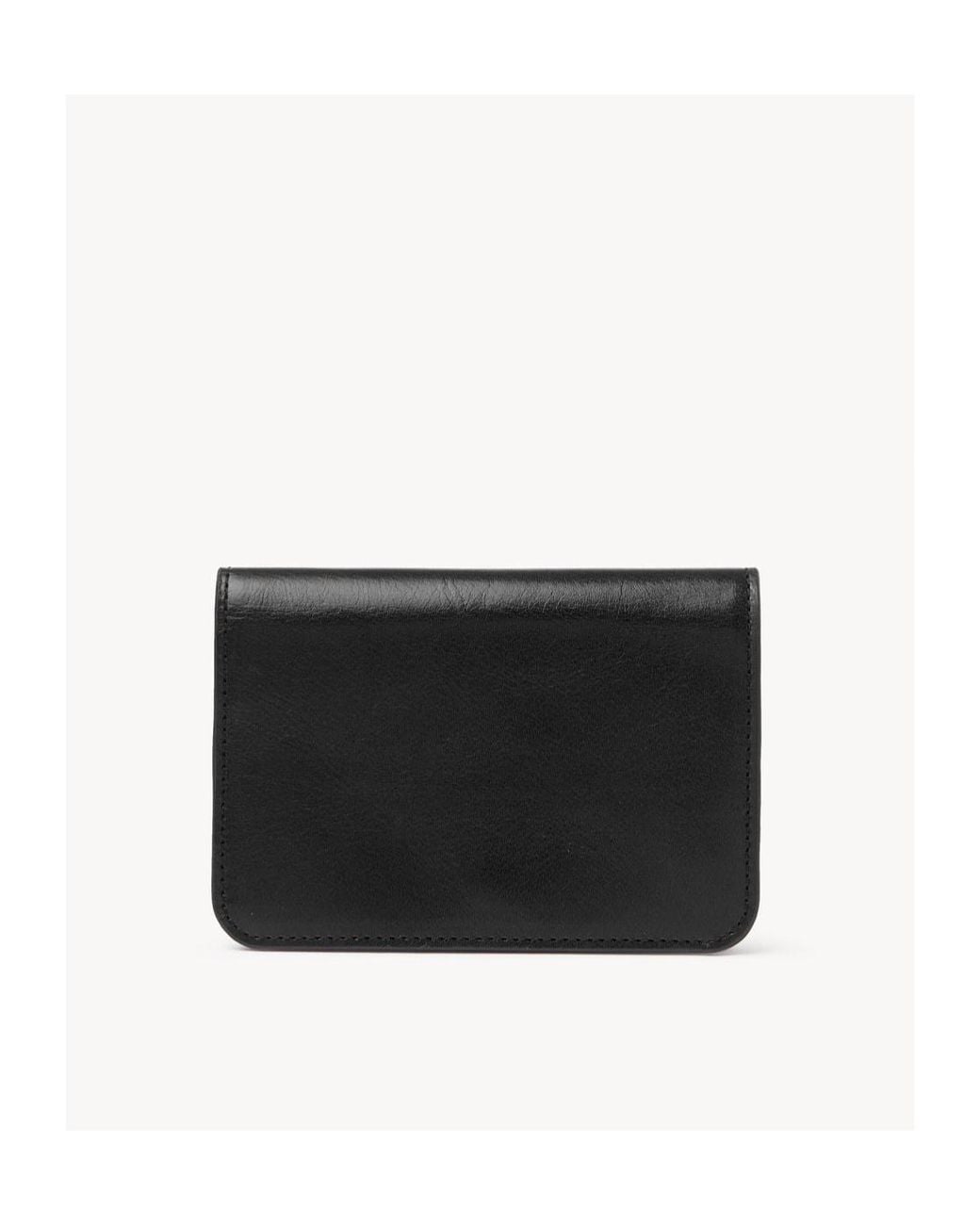Chloé Black Chloé Logo Patch Wallet