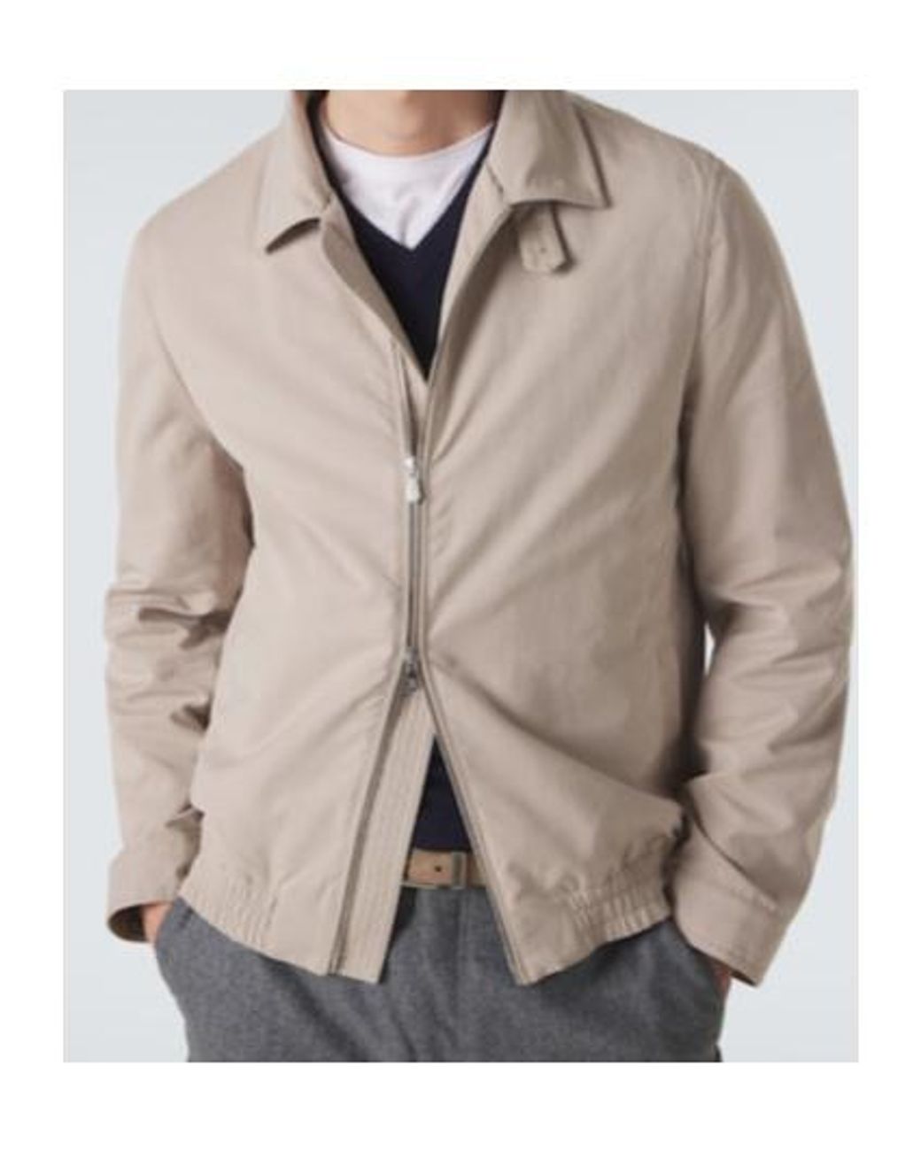 Brunello Cucinelli Natural Technical Jacket for men