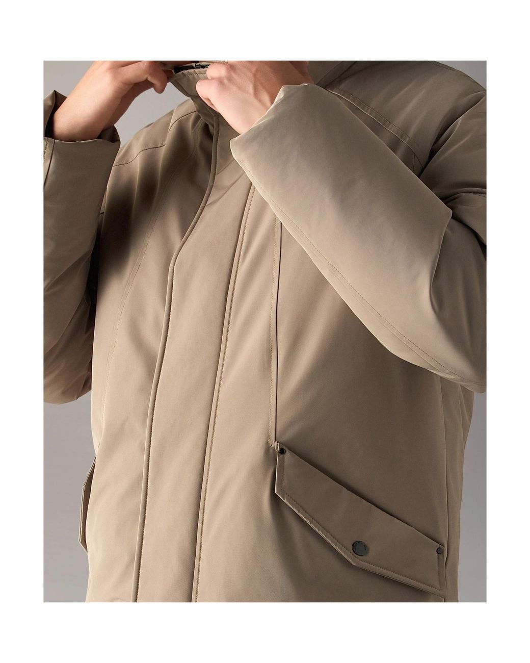 Moose Knuckles Brown West-Ed 3Q Down Jacket for men
