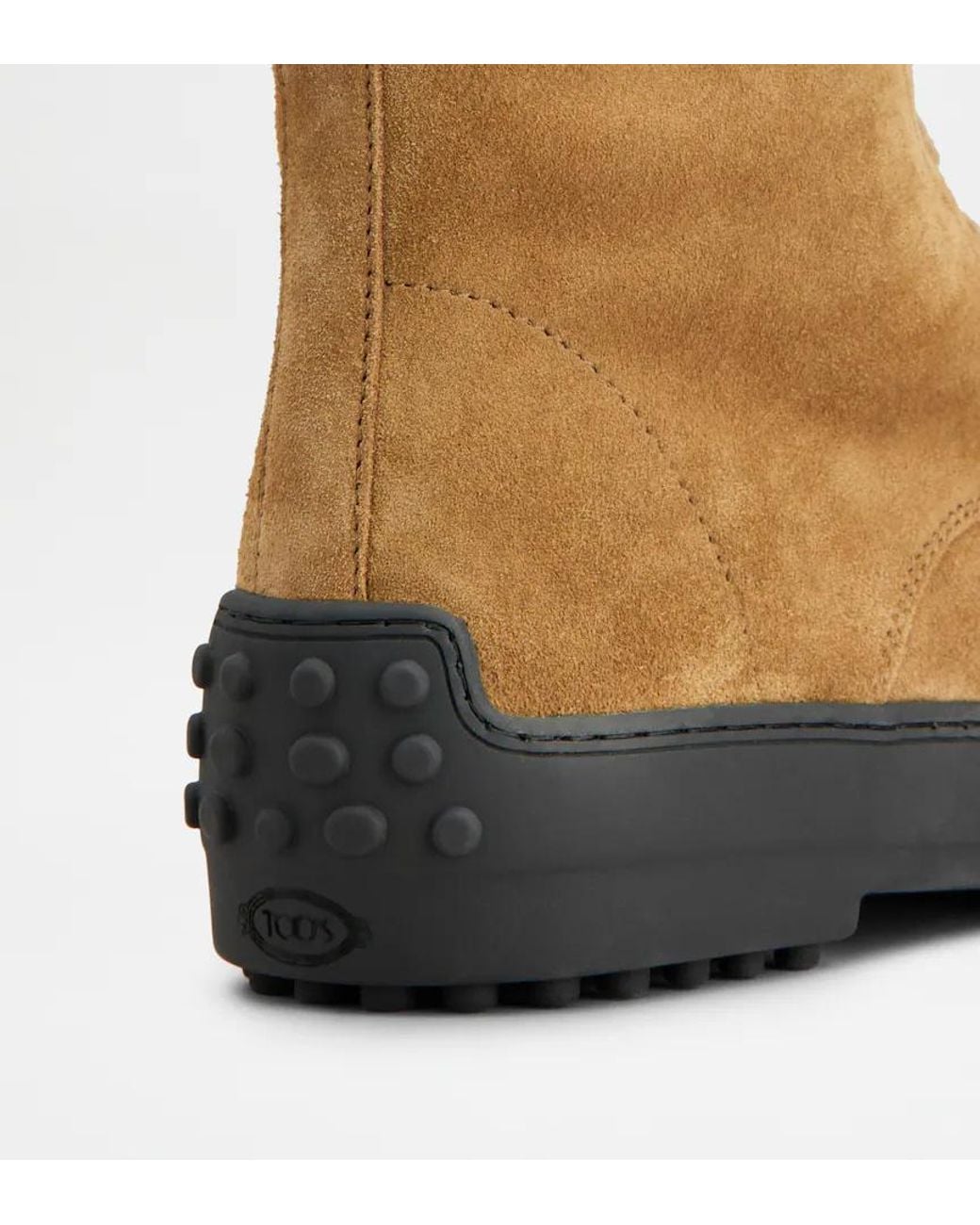 Tod's Brown Winter Gommino Ankle Boots