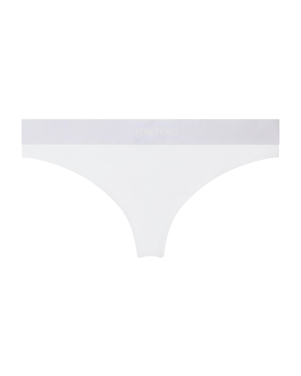 Tom Ford White Logo Waist Slip Briefs