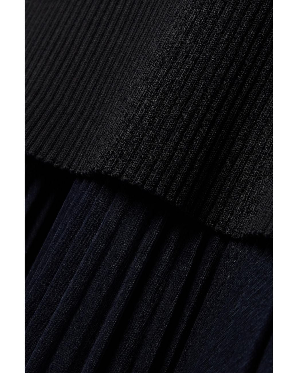 Proenza Schouler Black Spliced Dress