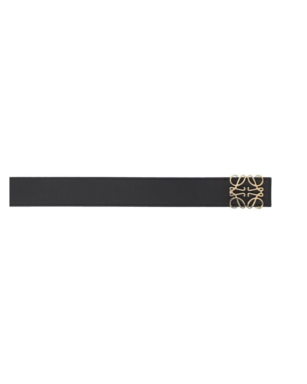 Loewe Brown Logo Buckled Reversible Belt for men