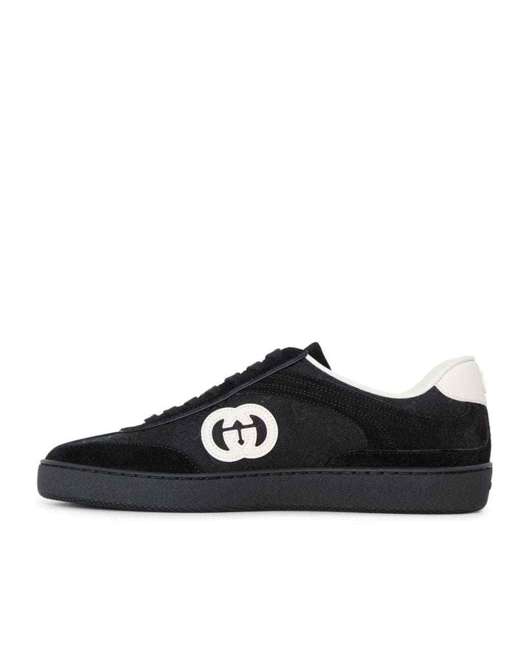 Gucci Black Logo Sneakers for men