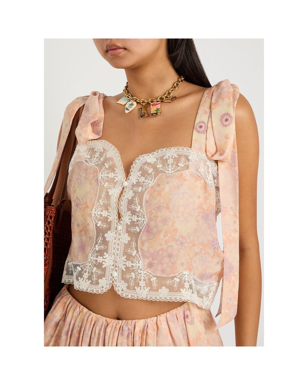 Chloé Pink Lightweight Cropped Top