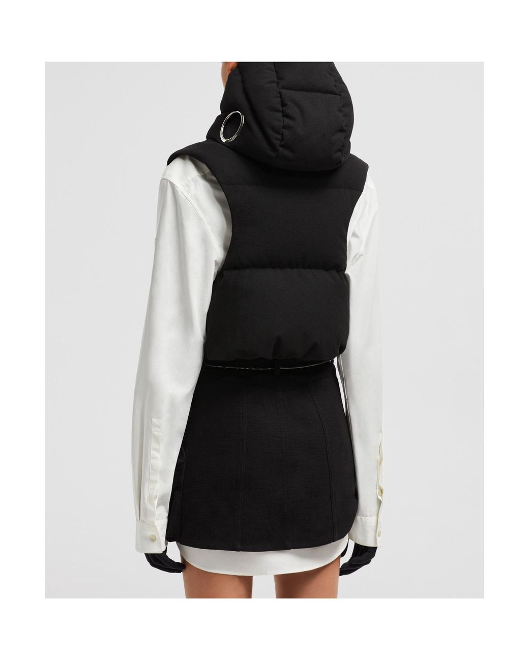 Moncler Black X Willow Smith Alexi Hooded Down Vest