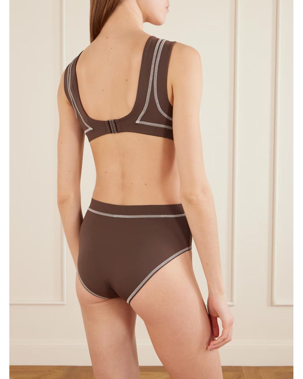 Staud Brown Dolce One Piece
