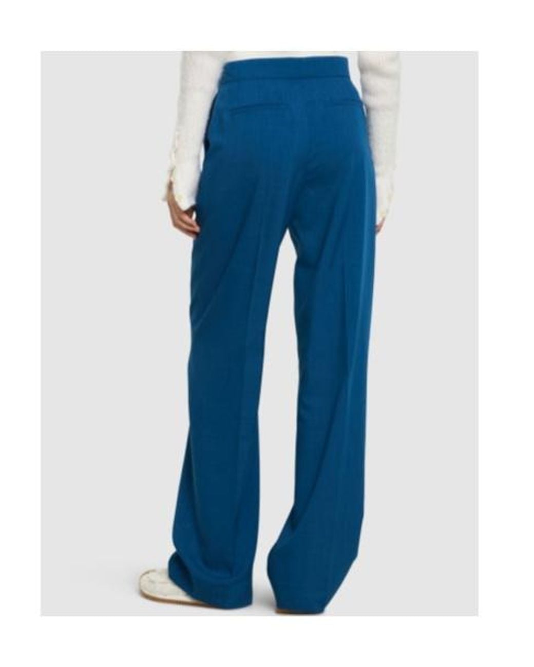 Tory Burch Blue Tailored Pendant Casual Pants