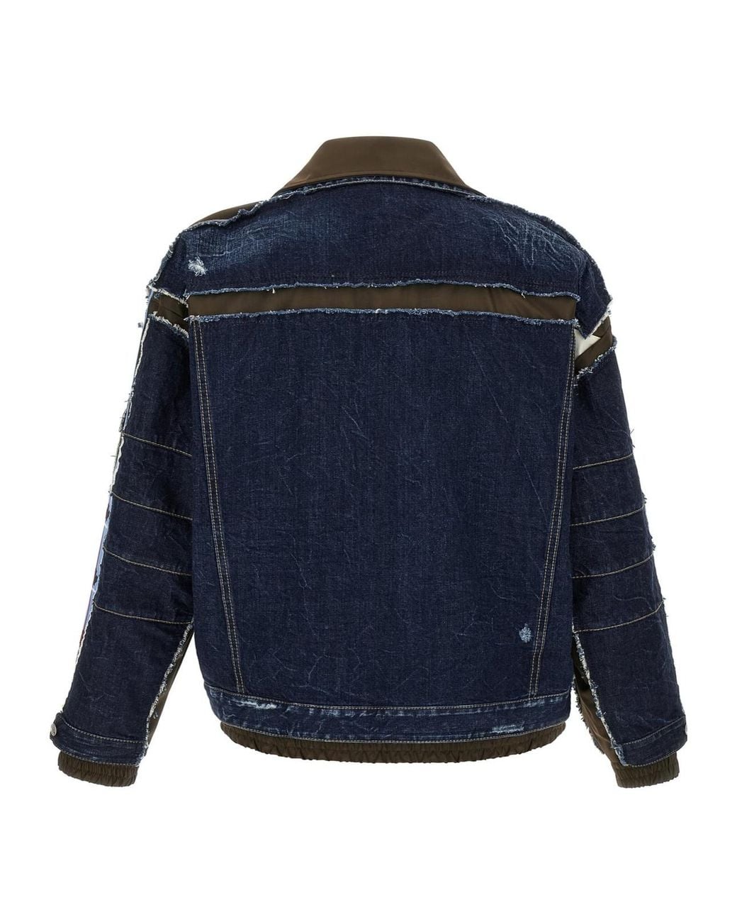 DSquared² Blue Multilayer Denim Jacket for men