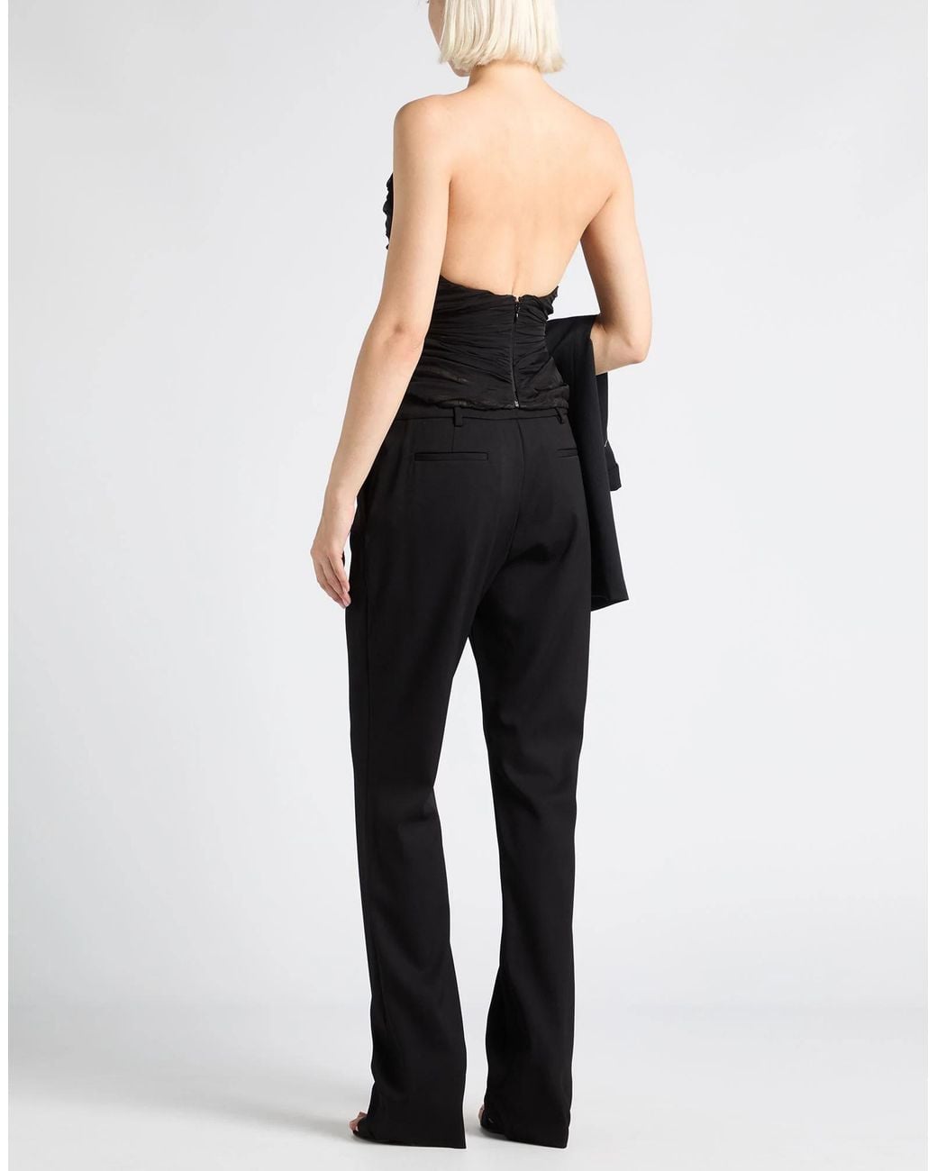 Balenciaga Black Straightleg Tailored Trousers