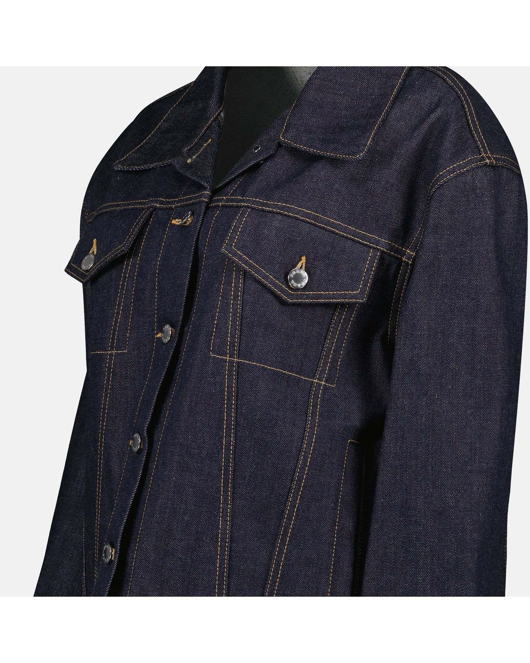Prada Blue Button-Up Denim Jacket