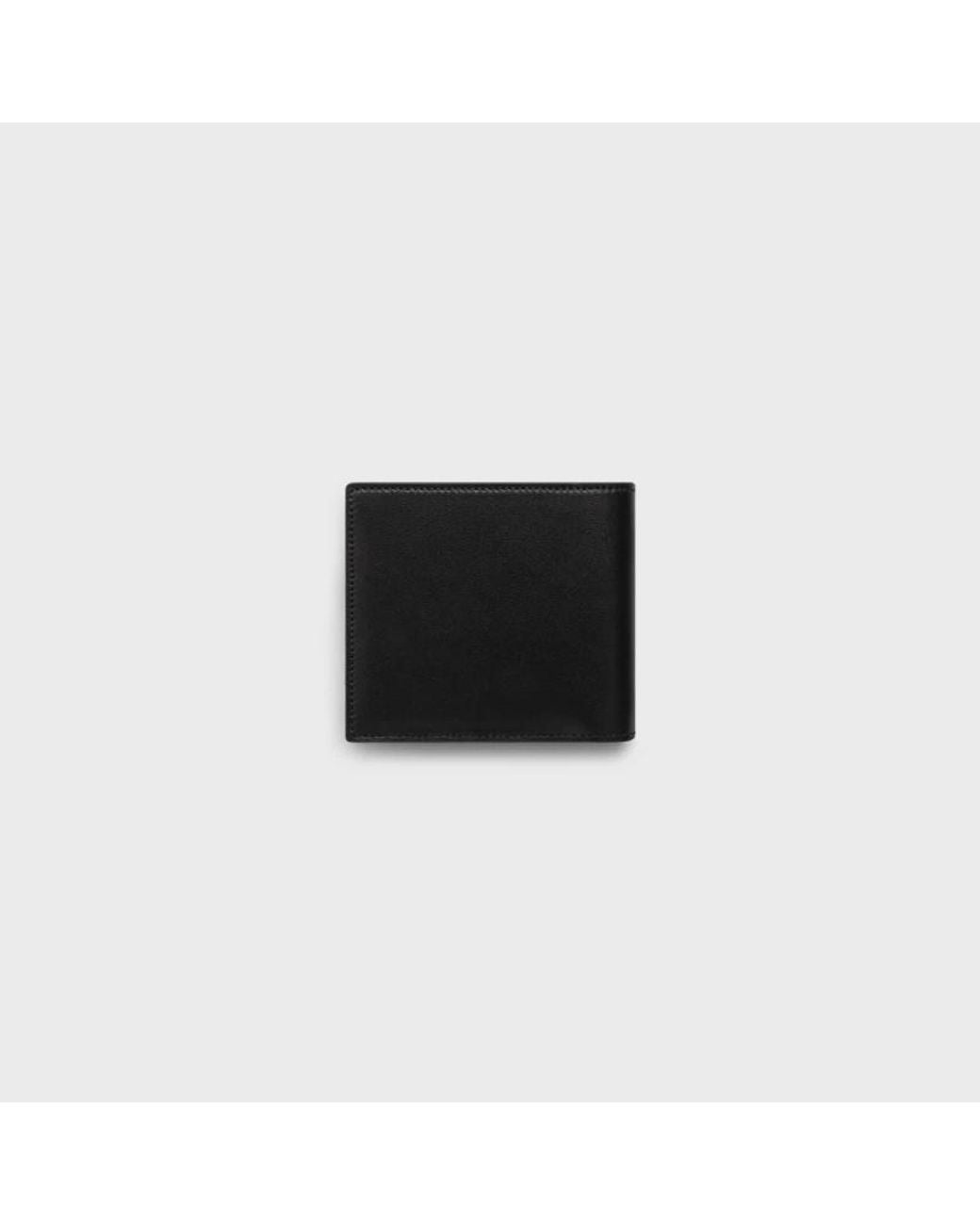 Céline Black Bi-Fold Card Holder for men