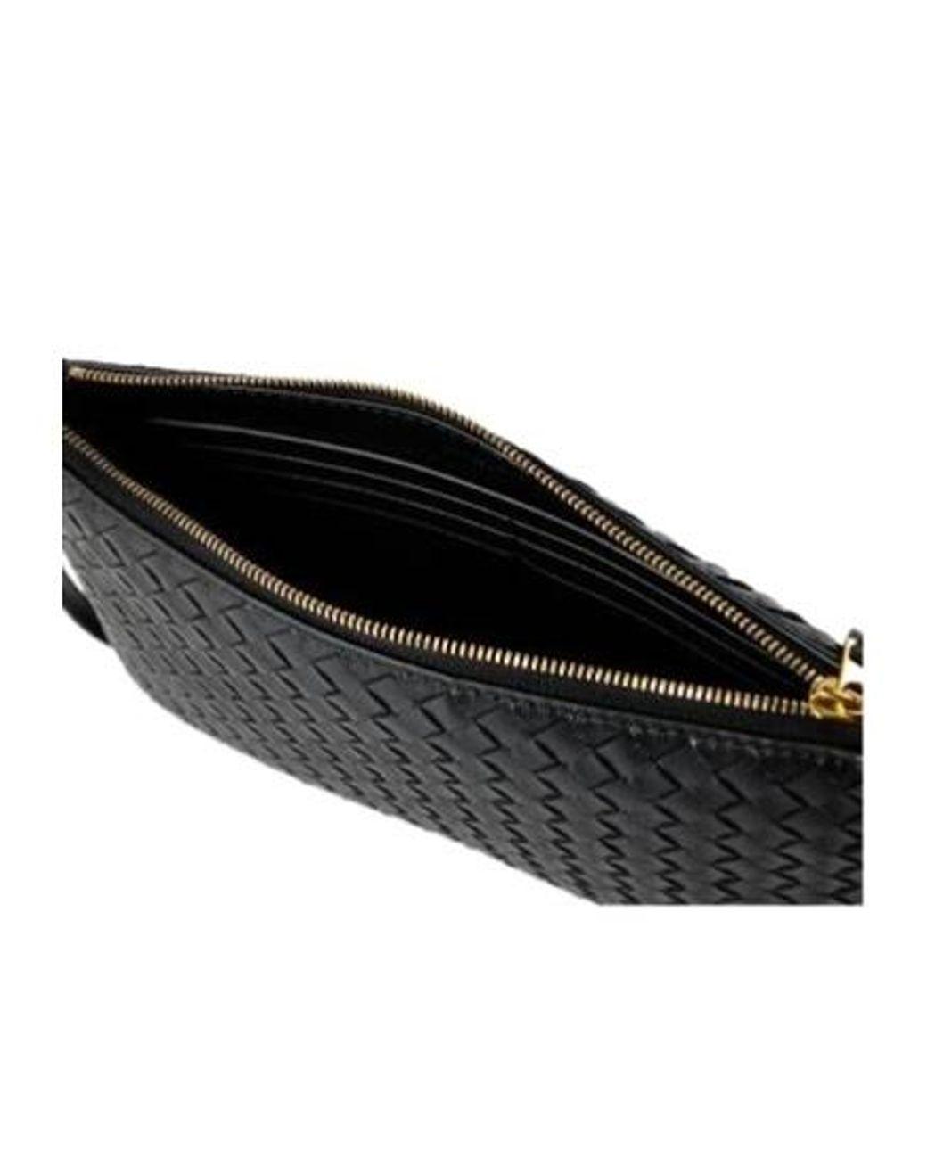 McQueen Black Solid Color Minimalist Shoulder Bag