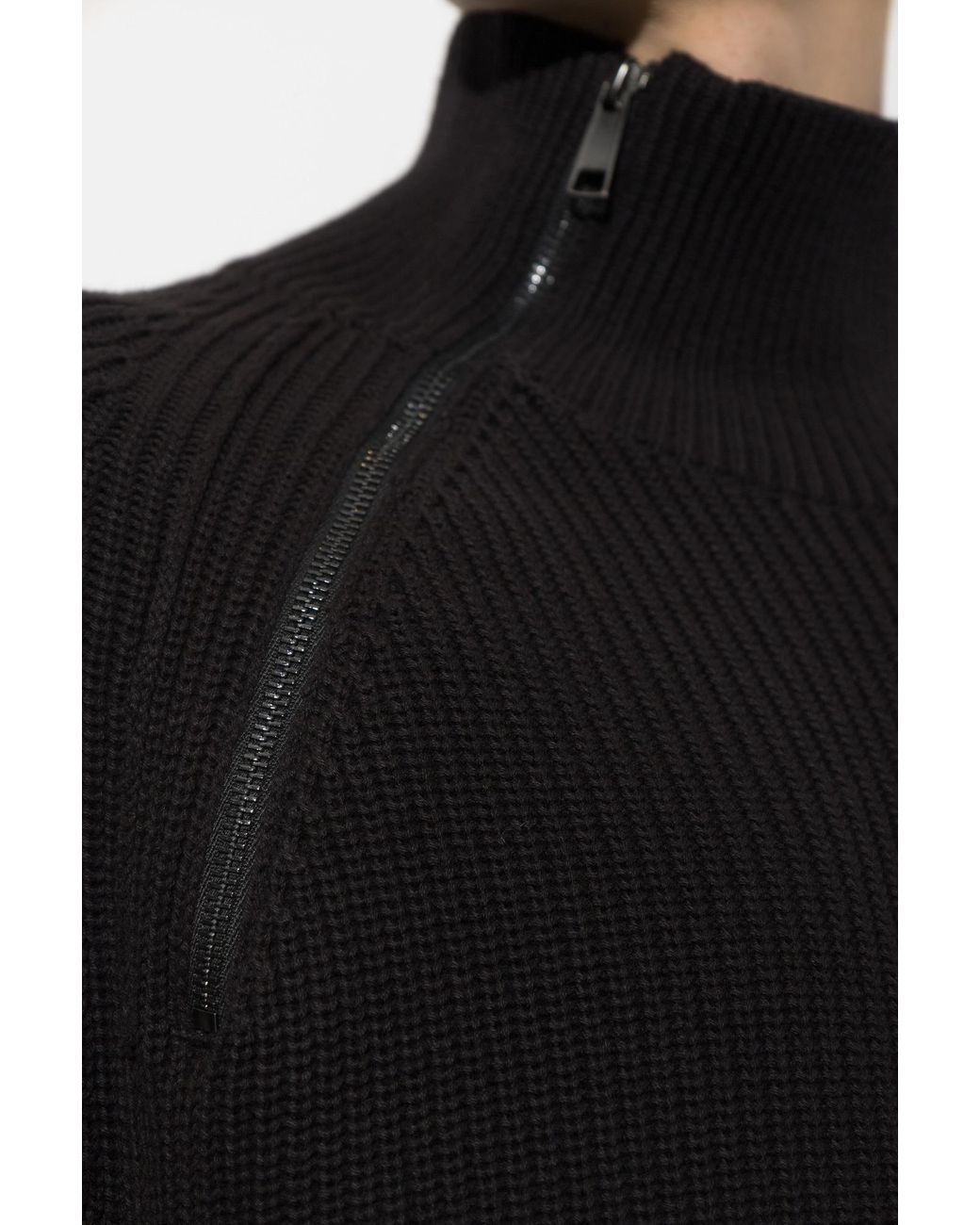 AllSaints Black Kit Long-Sleeve Sweater for men