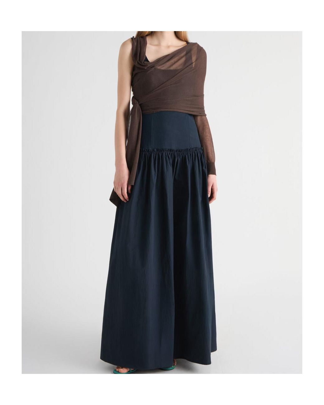 Paloma Wool Brown Asymmetrical Top