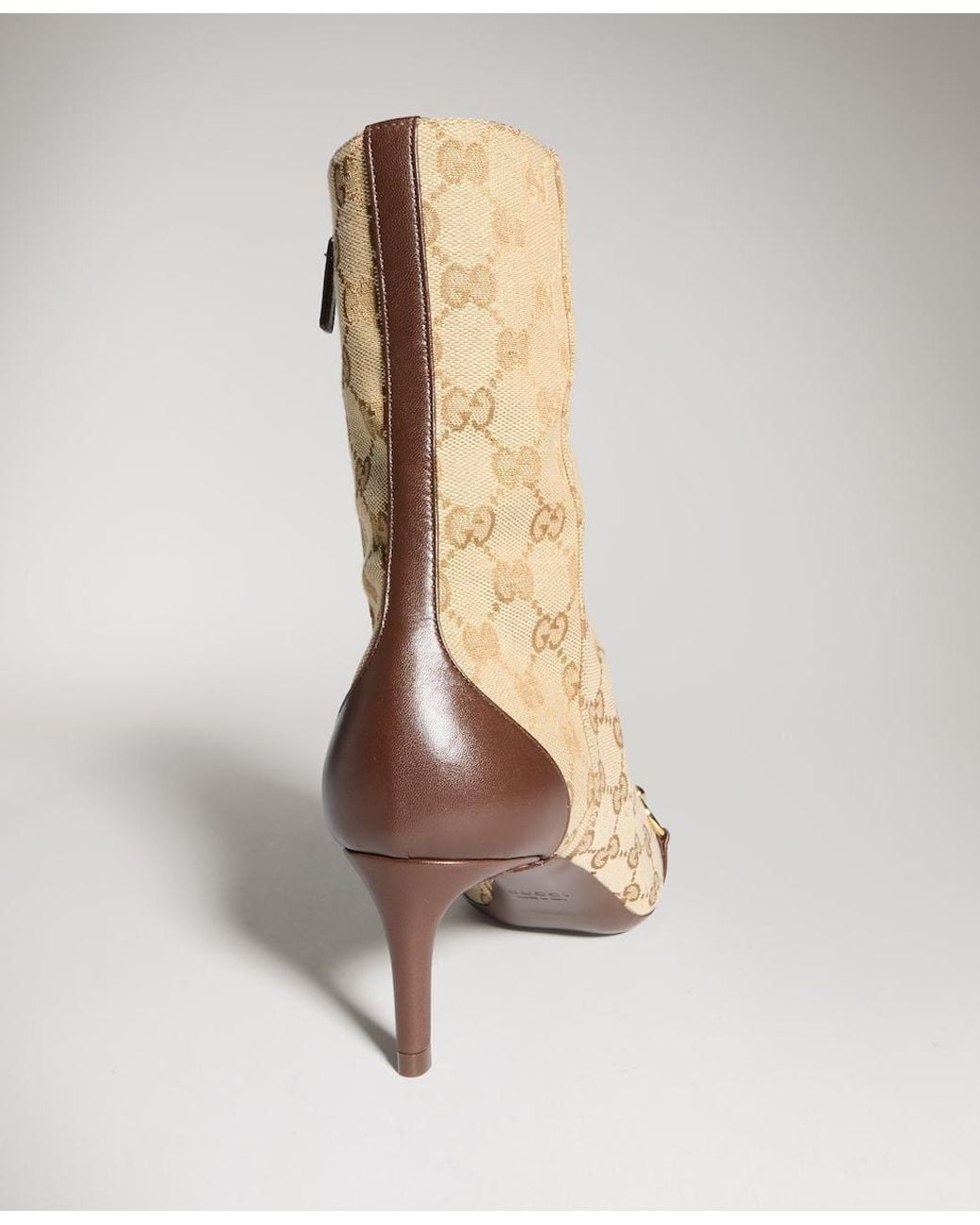Gucci Natural Donna Horsebit Bootie