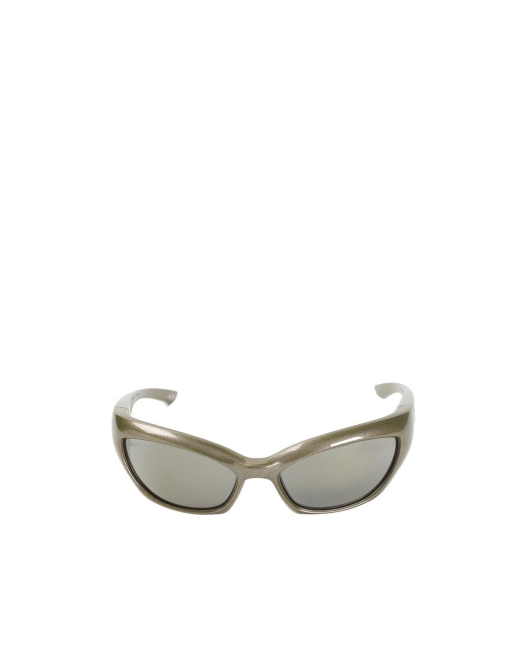 Balenciaga White Eyewear Wrap-Around Sunglasses for men