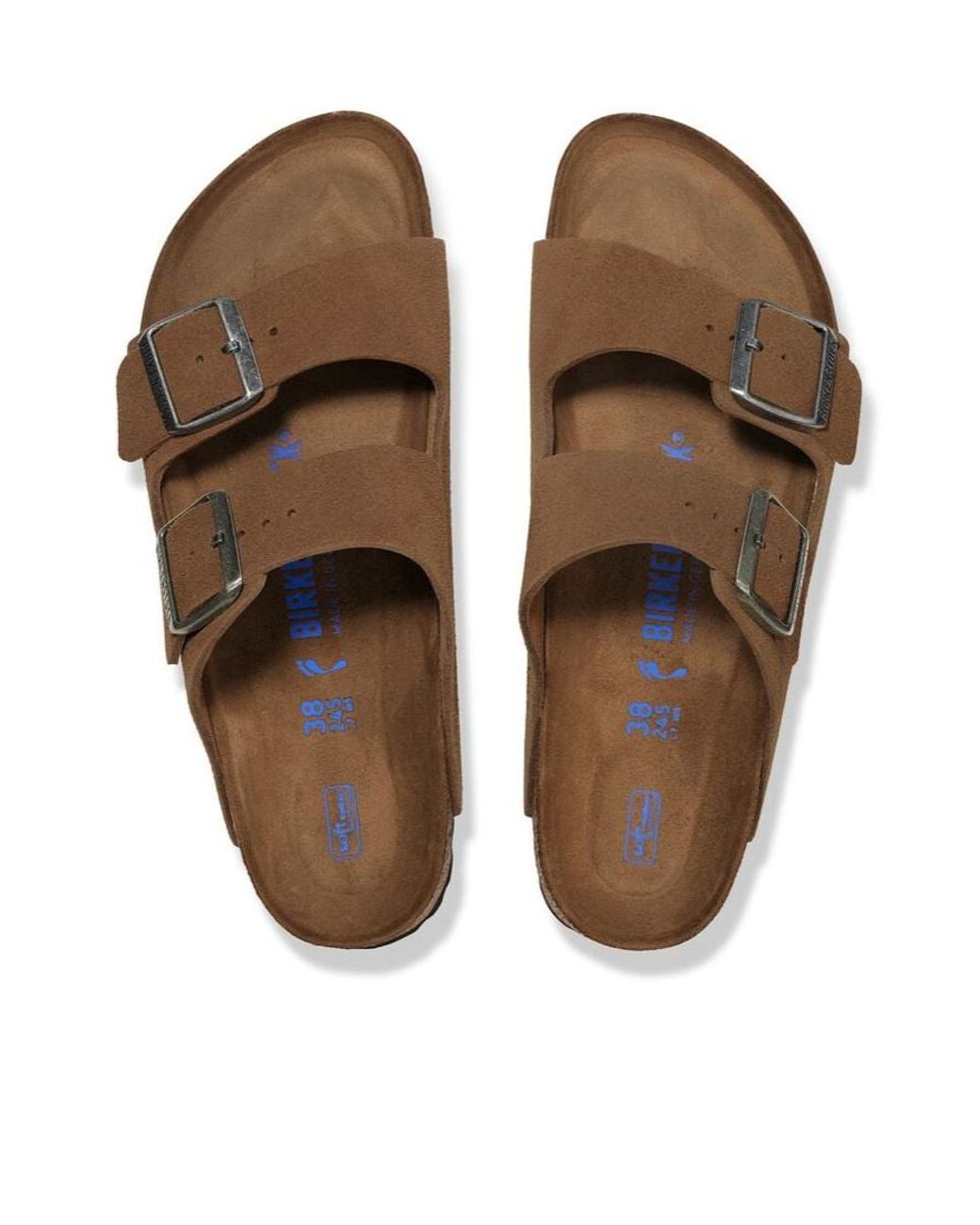 Birkenstock Brown Arizona Bs Double-Buckle Slides
