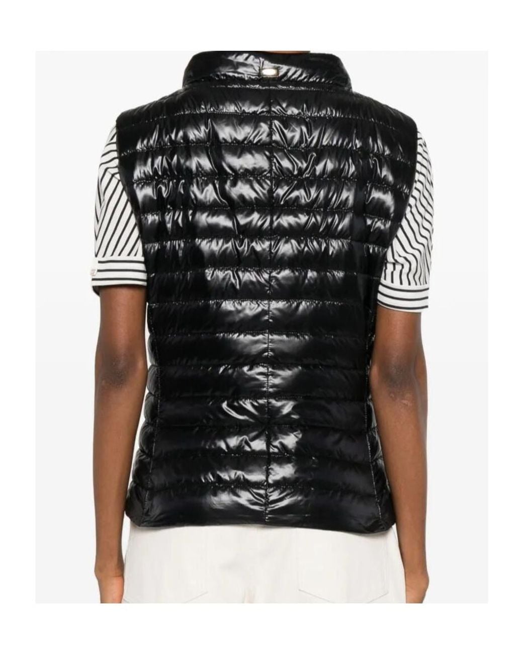 Herno Blue Zip-Fastening Quilted Gilet