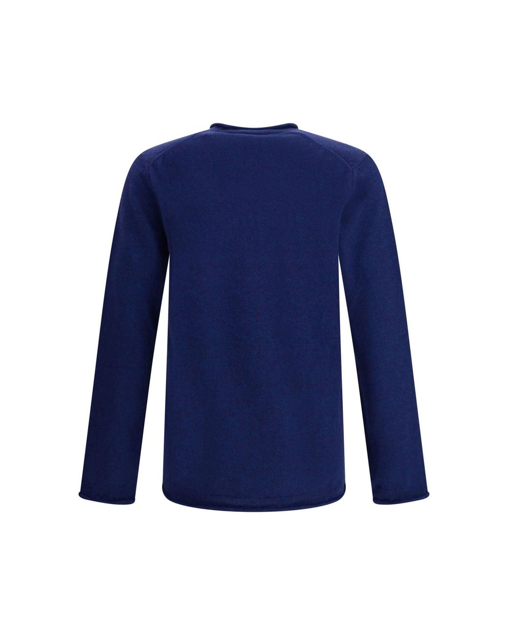 Comme des Garçons Blue Round Neckline Sweater for men
